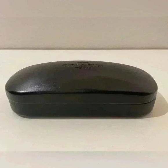 Coach Sunglasses Case Only Black Hardcase Clamshell Large - Picture 3 of 6